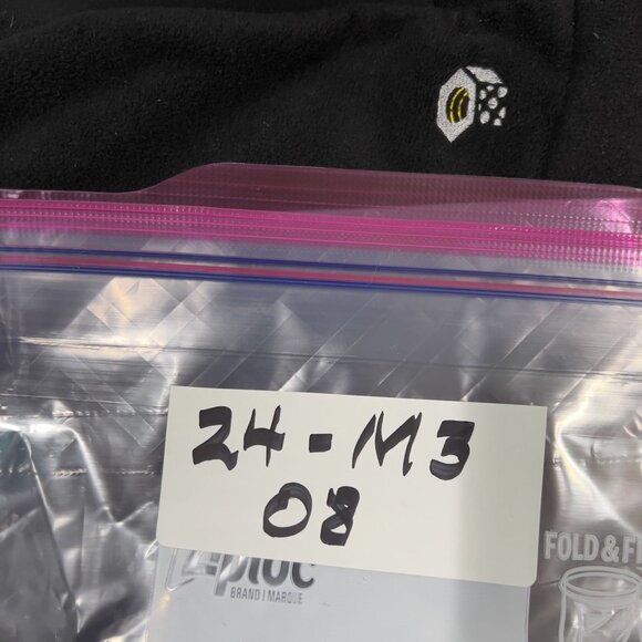 Mountain Hardwear Womens M Medium Solid Black Fleece Jacket Full-Zip - Picture 8 of 8